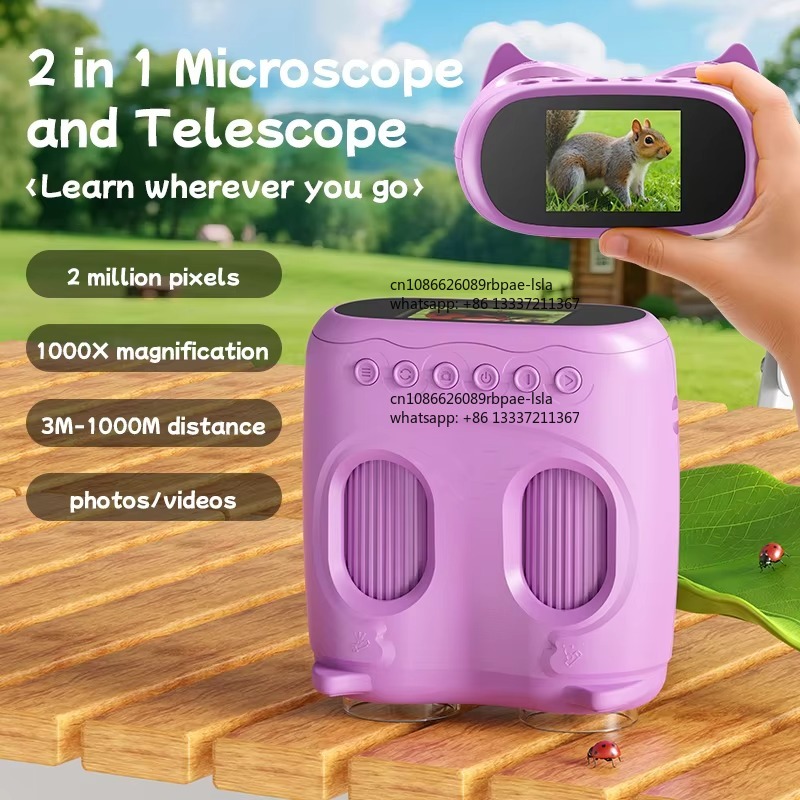 Outdoor Adventure Girls - Kids Digital Telescope Set for Outdoor