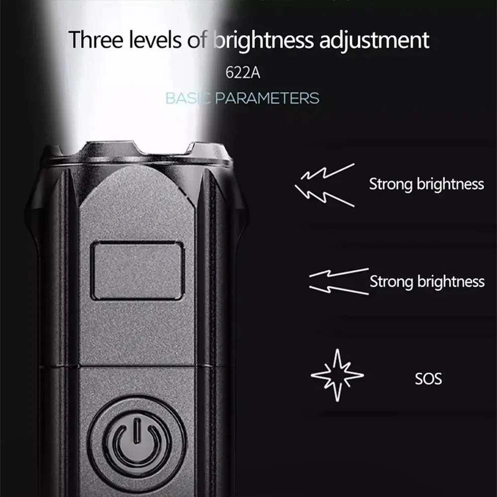 Mini Flashlight Zoomable Focus - đánh giá và giá Outdoor Adventure Zone