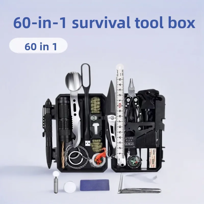 60-in-1 Outdoor Survival Emerg - đánh giá và giá Outdoor Adventure Lab