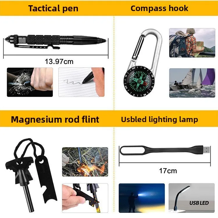 60-in-1 Outdoor Survival Emerg - đánh giá và giá Outdoor Adventure Lab
