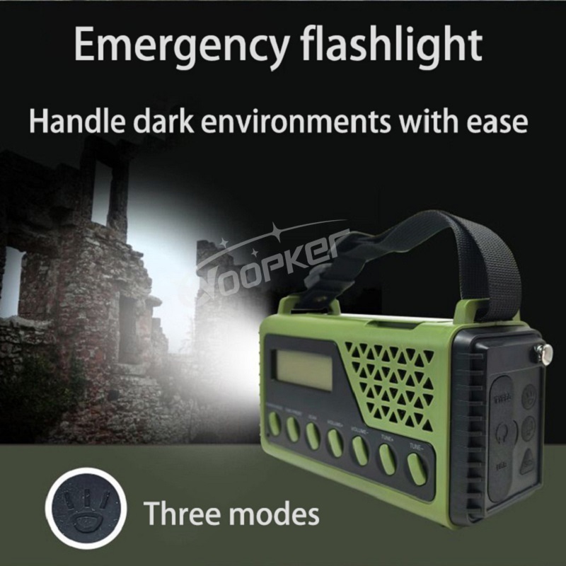 Woopker Radio SY-1199 10000mAh - đánh giá và giá Emergency Radio Solar