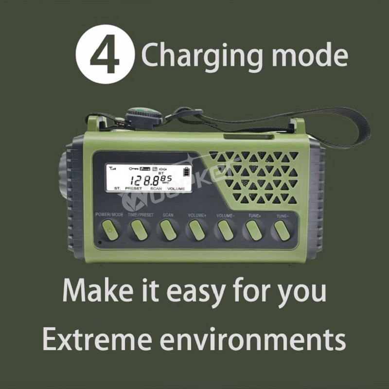 Woopker Radio SY-1199 10000mAh - đánh giá và giá Emergency Radio Solar