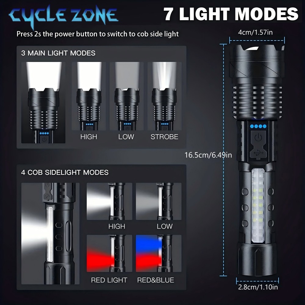XHP50 Flashlight Zoomable Flas - đánh giá và giá Outdoor Adventure Zone