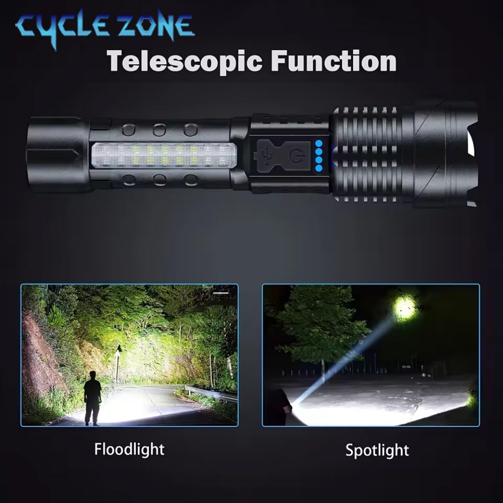 XHP50 Flashlight Zoomable Flas - đánh giá và giá Outdoor Adventure Zone