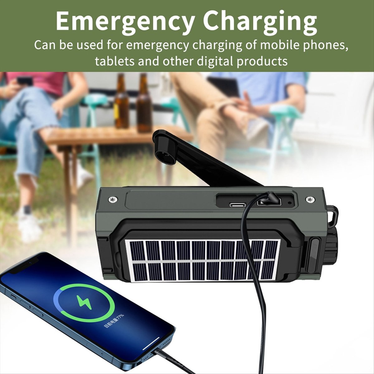 A26Z Portable Solar Radio, Eme - đánh giá và giá Emergency Radio Solar