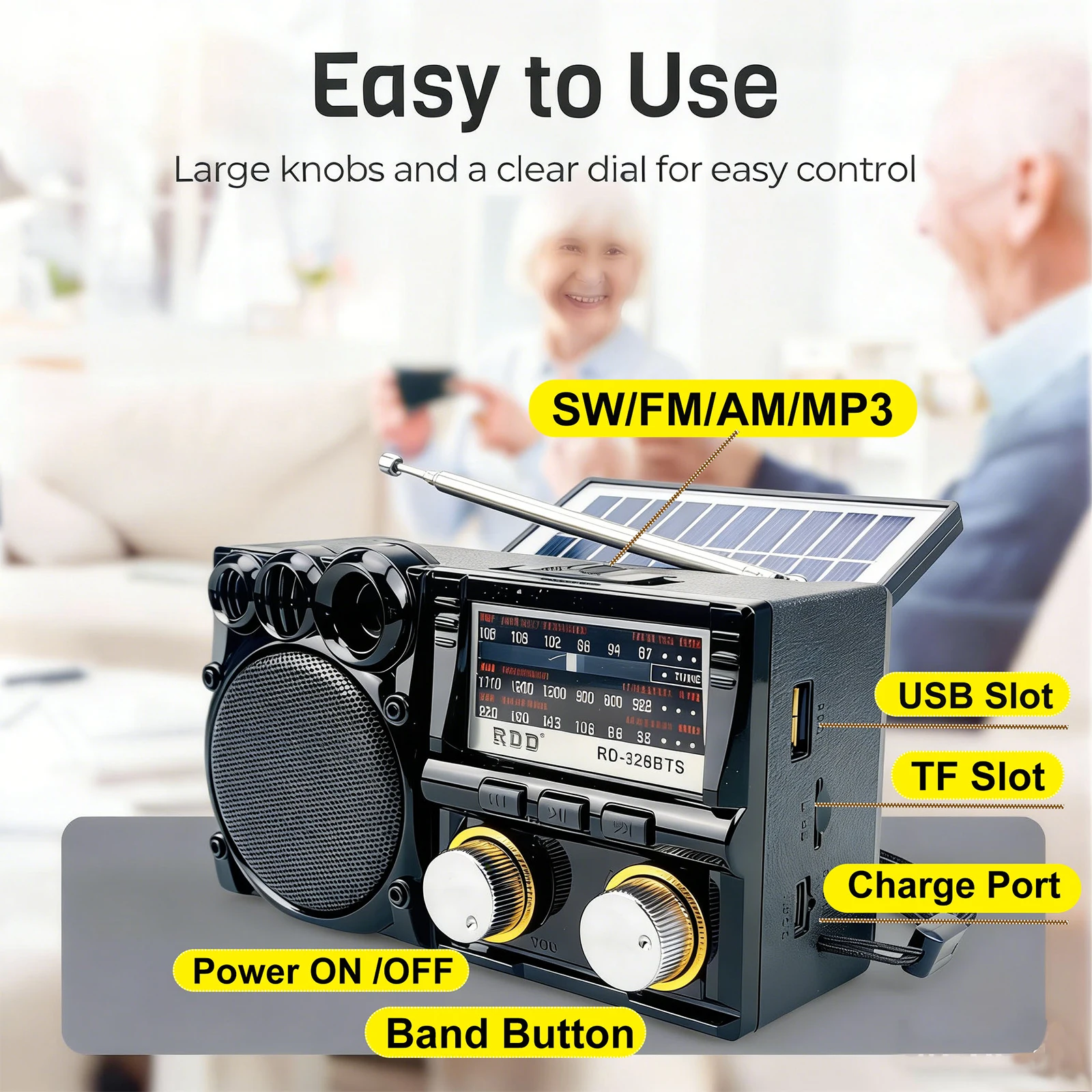 Portable Emergency Radio AM FM - đánh giá và giá Emergency Radio Solar