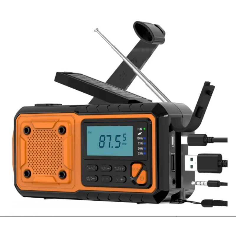 4000mAh Solar Hand Crank Emerg - đánh giá và giá Emergency Radio Solar