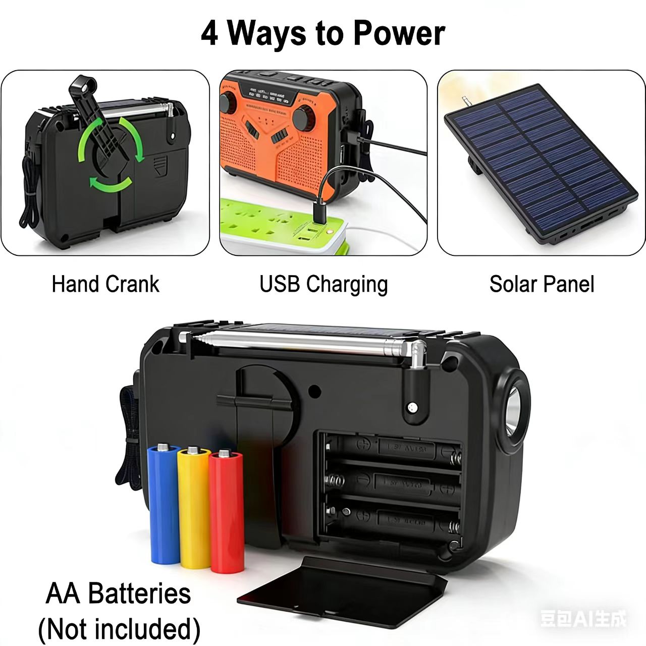 AM/FM Portable Solar Radio wit - đánh giá và giá Emergency Radio Solar