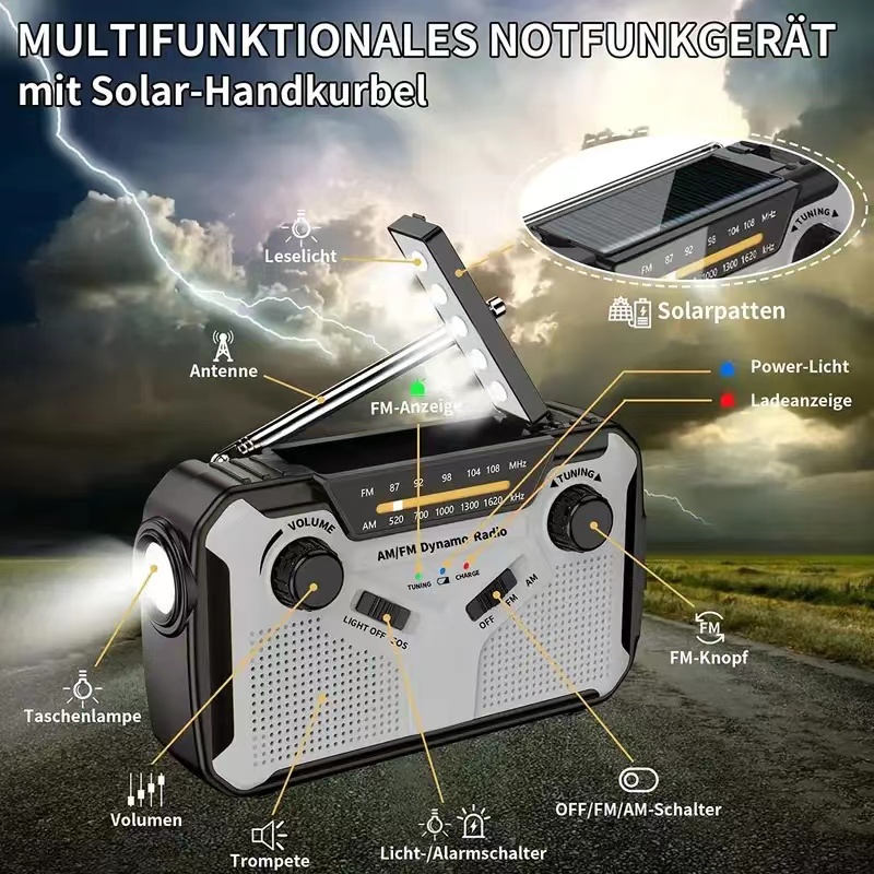 AM/FM Portable Solar Radio wit - đánh giá và giá Emergency Radio Solar