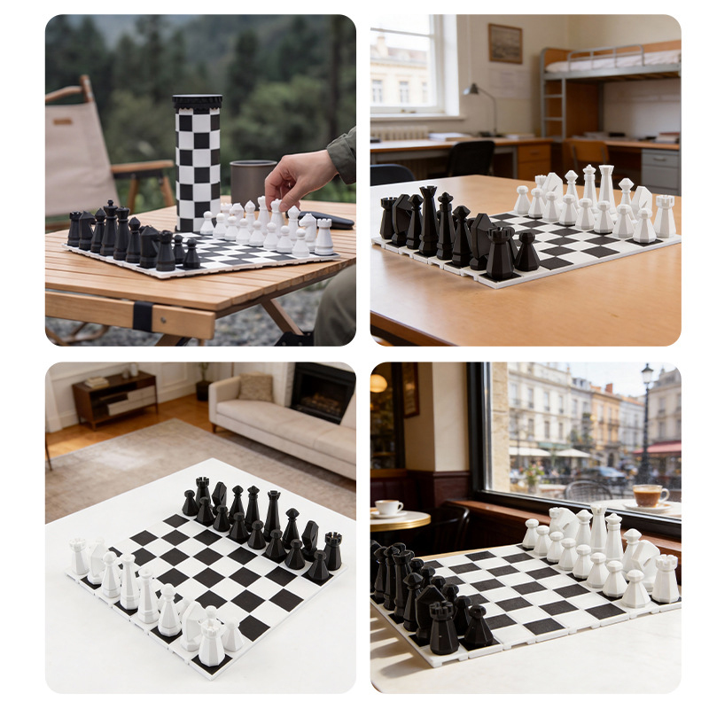 2 in 1 Portable Chess Game Set - đánh giá và giá Outdoor Adventure Games